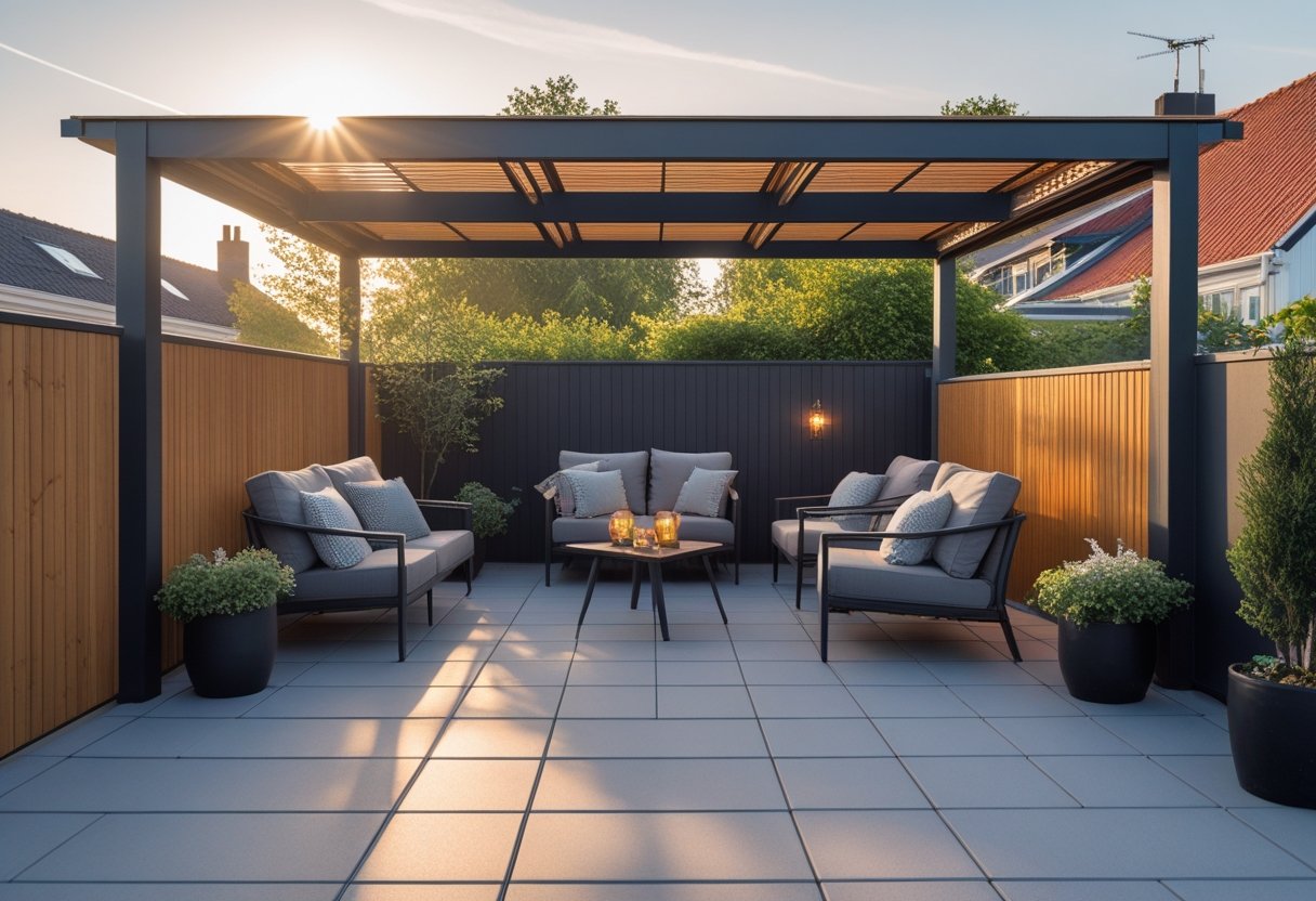 Saadan skaber du en hyggelig terrasse med det rette hegn og tagloesninger i Humlebaek